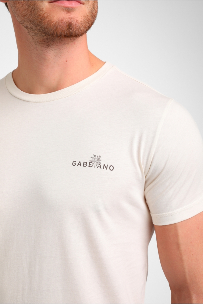 T SHIRT MET BACKPRINT 155912 SAND